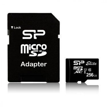 Silicon Power 256GB microSDXC Class 10 UHS-I + adapterrel