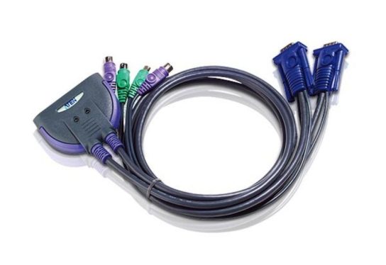 ATEN CS62S-AT 2-Port PS/2 VGA Cable KVM Switch