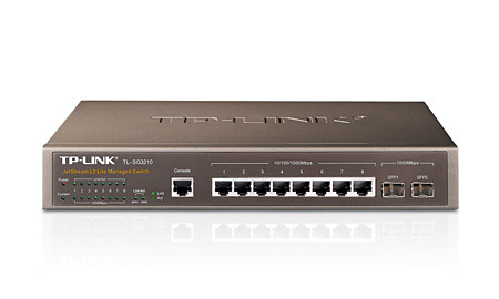 TP-Link TL-SG3210 8port Gigabit +2SFP L2 Managed switch