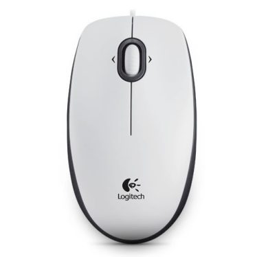 Logitech B100 Optical USB Mouse White