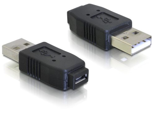 DeLock Adapter USB micro-A+B female to USB2.0-A male