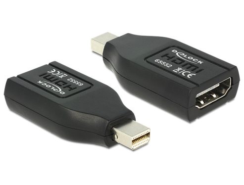 DeLock Adapter mini Displayport 1.1 male > HDMI female