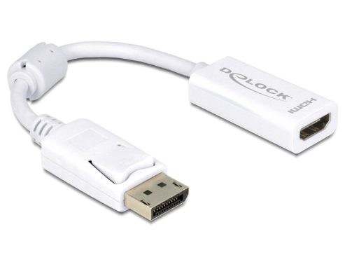 DeLock Adapter Displayport 1.1 male > HDMI female Passive White
