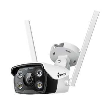 TP-Link IP csőkamera WiFi - C340-W (FullColor, 4MP, 4mm, IP66, H265+, fehér LED30m, IR30m, 12VDC; SD; mikr. hangsz)