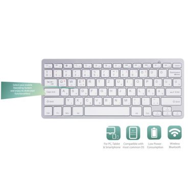 Ewent EW3162 bluetooth billentyűzet White HU Ewent EW3162 bluetooth billentyűzet White HU