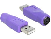 DeLock Adapter USB Typ-A male > PS/2 female
