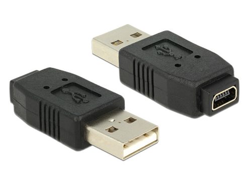 DeLock Adapter USB 2.0 A male > mini USB B 5 pin female