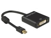   DeLock mini Displayport 1.2 male > DVI-I (Dual Link) (24+5) female 4K Active Adapter Black