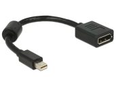   DeLock Adapter mini Displayport 1.2 male > Displayport female 4K Black