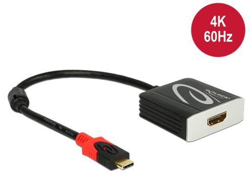 DeLock Adapter USB Type-C male > HDMI female (DP Alt Mode) 4K 60Hz DeLock Adapter USB Type-C male > HDMI female (DP Alt Mode) 4K 60Hz