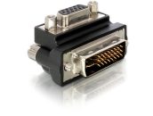   DeLock Adapter VGA female > DVI 29pin male 90° right angled