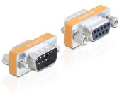   DeLock Adapter Null Modem Sub-D 9 pin male > Sub-D 9 pin female