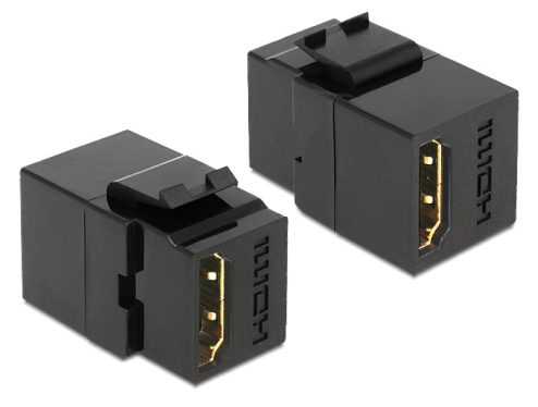 DeLock Keystone module HDMI female > HDMI female Black DeLock Keystone module HDMI female > HDMI female Black