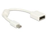   DeLock Adapter mini Displayport 1.2 male > Displayport female 4K White