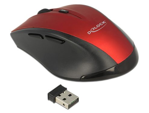 DeLock Ergonomic optical 5-button mouse 2.4 GHz wireless DeLock Ergonomic optical 5-button mouse 2.4 GHz wireless