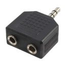 Logilink CA1002 3,5mm Stereo adapter Black