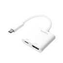 Logilink USB-C 3.1 to HDMI adapter with PD White