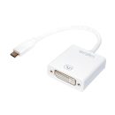 Logilink USB-C 3.1 to DVI-I (Dual Link) Adapter White