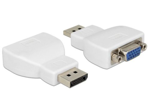 DeLock Adapter Displayport 1.1 male > VGA female White DeLock Adapter Displayport 1.1 male > VGA female White