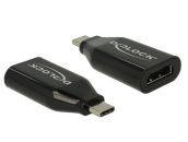   DeLock USB Type-C male > HDMI female (DP Alt Mode) 4K 60Hz Adapter Black