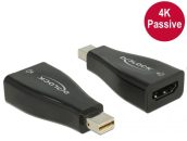   DeLock Mini Displayport 1.2 male > HDMI female 4K Passive Adapter Black