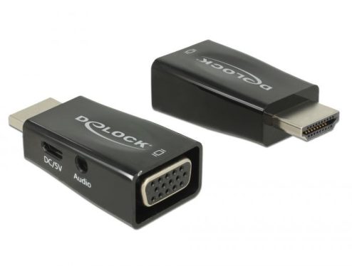 DeLock HDMI-A male > VGA female with Audio Adapter DeLock HDMI-A male > VGA female with Audio Adapter