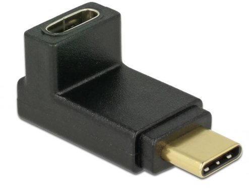 DeLock SuperSpeed USB 10 Gbps (USB 3.1 Gen 2) USB Type-C male > female angled up/down Adapter DeLock SuperSpeed USB 10 Gbps (USB 3.1 Gen 2) USB Type-C male > female angled up/down Adapter