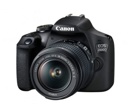 Canon EOS 2000D + EF-S 18-55mm f/3.5-5.6 IS II kit Black Canon EOS 2000D + EF-S 18-55mm f/3.5-5.6 IS II kit Black