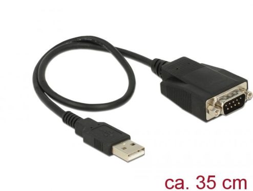 DeLock USB 2.0 Type-A male > 1x Serial RS-232 DB9 male with screws and nuts ESD protection Adapter DeLock USB 2.0 Type-A male > 1x Serial RS-232 DB9 male with screws and nuts ESD protection Adapter