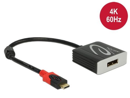 DeLock USB Type-C male > Displayport female (DP Alt Mode) 4K 60Hz Adapter DeLock USB Type-C male > Displayport female (DP Alt Mode) 4K 60Hz Adapter