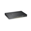   ZyXEL GS1920-24HPV2 28port GbE LAN L2 PoE menedzselhető switch