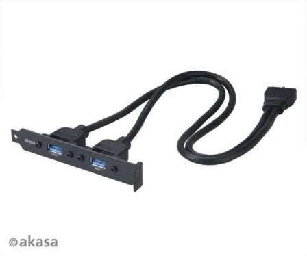 Akasa USB3.0 internal adapter cable Black