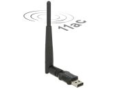   DeLock USB 2.0 Dual Band WLAN ac/a/b/g/n Stick 433 Mbps with external Antenna