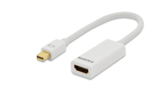 Ednet miniDisplayPort - HDMI Adapter/Converter cable 0,15m White