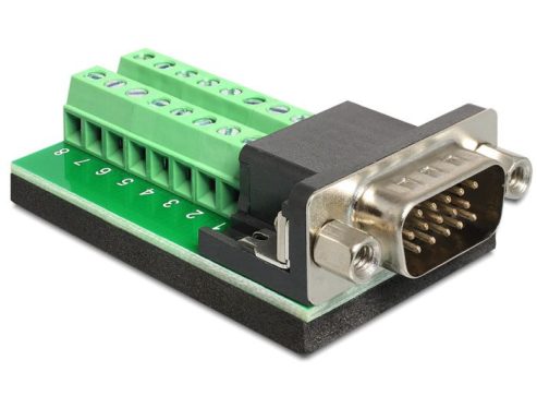 DeLock VGA male > Terminal Block 16 pin adapter