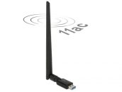   DeLock USB 3.0 Dual Band WLAN ac/a/b/g/n Stick 867 + 300 Mbps with external antenna