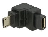   DeLock USB 2.0 Micro-B male > USB 2.0 Micro-B female angled down adapter