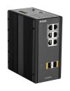   D-Link DIS‑300G‑8PSW Industrial Gigabit Managed PoE Switch with SFP slots