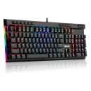   Redragon Vata RGB Mechanical Gaming Keyboard Brown Switches Black HU