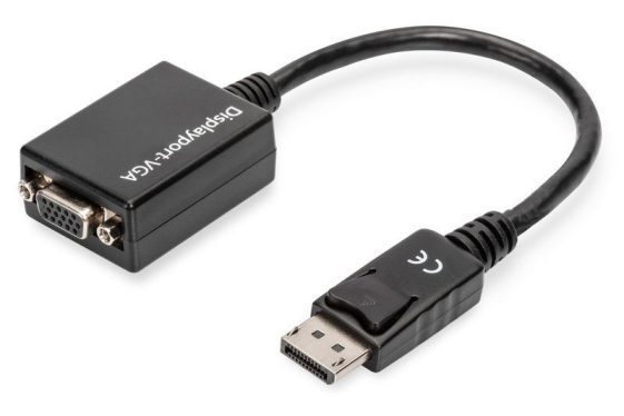 Assmann DisplayPort - VGA Adapter/Converter cable 0,15m Black