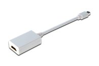   Assmann miniDisplayPort - HDMI Adapter/Converter cable 0,15m White