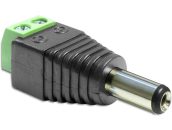   DeLock Adapter DC 5.5 x 2.5 mm male > Terminal Block 2 pin