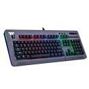   Thermaltake TT eSports Level 20 RGB (Cherry MX speed Silver) Mechanical Gaming Keyboard Titanium US