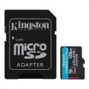   Kingston 128GB microSDXC Canvas Go! Plus Class 10 170R A2 U3 V30 Card + adapterrel
