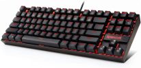   Redragon Kumara 2 Red LED Backlight Brown Mechanical Gaming Keyboard Black HU