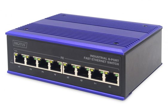 Digitus Industrial 8-Port Fast Ethernet Switch