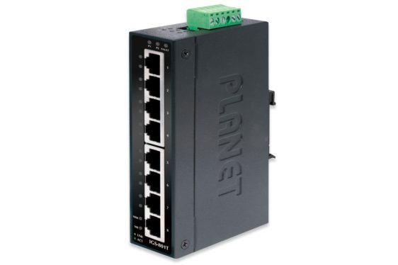 Planet PLANET IP30 Slim type 8-Port Industrial