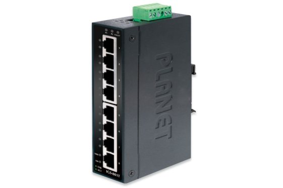 Planet PLANET IP30 Slim type 8-Port Industrial