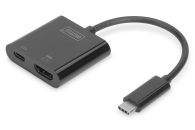 Digitus USB Type C to HDMI Adapter, 4K/60Hz Black