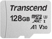   Transcend 128GB microSDXC Class 10 UHS-I U3 A1 V30 adapter nélkül